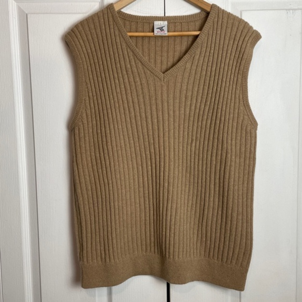 100% Cashmere BONZ Sweater Vest - Picture 1 of 10